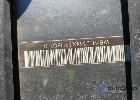 2003 BMW 325Xi z USA, uszkodzony, nr VIN WBAEU334X3PH88050